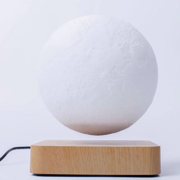 Creative 3D Magnetic Levitation and 3D Print Galaxy Moon Lamp Night Light Rotating Led Moon